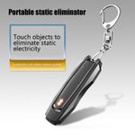 Mini Useful Car Anti-Static Elimination Electric Shock Keychain Chain Key Ring