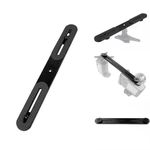 Dual Camera Mount Flash Bracket Extension Bar Arm Tripod Holder MIC LED Monitor