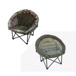 Fishing Moon Chair 2 colours Camo & Green, Carry Bag, Camping