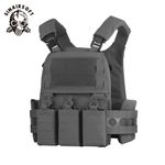 Tactical V5 Vest Plate Carrier Paintball Protective Quick Detach Mag Pouch Vest