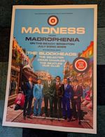 MADNESS - MADROPHENIA - BRIGHTON PROMO POSTER 32cm x 45cm suggs ska 2 tone KIX79