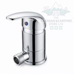 Chrome Caravan Shower Mixer Tap Outlet 1/2" with Swivel Non Microswitched T80