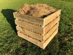 Horse Haylage / Hay Feeder - Wooden Field Paddock Hayfeeder - Animal Feeding