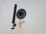 Black Projector Ceiling Mount with 3 Sizes of Screw Adapters 
