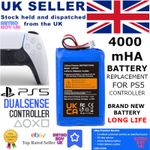 PS5 PlayStation 5 Controller Battery 4000Mah for PS5 DualSense – High-Capacity