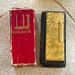 Vintage Dunhill Rollalite Gold Plated Lighter - Boxed & Fully Working (No Leaks)