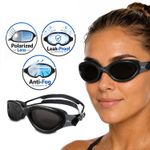 Polarized Swimming Goggles Comfortable Adult Anti Fog UV Protection Swim Glasses