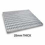 Galvanised Steel Mesh Floor Panel Grating | 25x3 Walkway Grid Flowforge