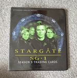 Rittenhouse Archives Stargate SG-1 S5 3-Binder complete 1 - 72 & stars F51-F59