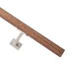 Handrail | Stainless Steel & Walnut – Square