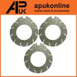 3x PTO Wet Brake Discs for Massey Ferguson 490 565 575 590 592T 595 675 Tractor