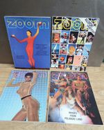 x4 Zoom Magazines 1980's photography international art  images - good condition
