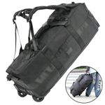 80L Rolling Duffle Bag with Wheels 31in Heavy Duty Foldable Travel High Quality