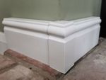 100mm (4 inch) Skirting Board Cover Ogee - Corners & Joints - White PVC
