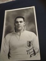 RARE VINTAGE SIGNED HULL FC PHOTOGRAPHIC POSTCARD 1930S CHARLIE BOOTH