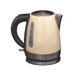 Quest Low Wattage Cream Kettle 1L Stainless Steel Cordless Caravan Motorhome Van