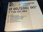 Worcester Bosch 60/100 90° Elbow Flue Pipe Brown MPN 7716191084