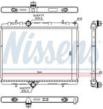 Radiator, engine cooling for CITROËN DS PEUGEOT:DS4,DS5,DS 5,5008,C4 II R14815