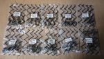 100 Pieces Single Ear O Clips/Clamps Stainless Steel 19.4mm-22.6mm Hose Clamps