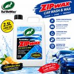 Turtle Wax Zip Wax Car Wash Shampoo & Wax 2.5L Concentrated Cleaning Wash