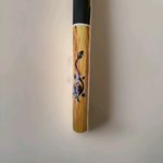 Hand Painted Bamboo Musical Instrument 16" Didgeridoo Australian DotArt Vintage