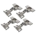 4 Hettich Fridge Freezer Cabinet Door Hinge 35mm Cup with 3mm plate ET 582-72134