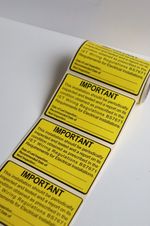 Periodic Inspection Test Label – 76×52mm – BS7671 EICR – No Contact Details UK