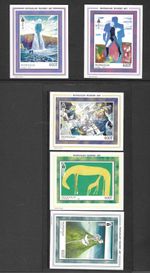 Mongolia 2007 MNH Modern Art (5 Sheets) MS 3125
