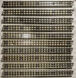 10 X Hornby Dublo 3 Rail Straight Pieces 12” Standard