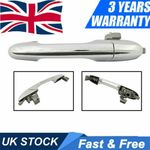 For Fiat 500 & 500C Near Passenger /Left Side Chrome Outer Door Handle 735592026
