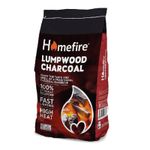 Homefire Lumpwood Charcoal 4kg BBQ Charcoal for Outdoor Grilling