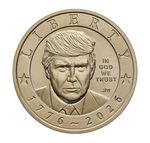 $1 One Dollar Donald Trump Presidential Coin 2026 US Mint 250th In Coin Capsule
