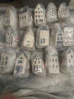 klm bols blue delft miniature houses