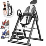 300LBS Heavy Duty Gravity Inversion Table Back Therapy Reflexology Stretcher