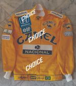 Ayrton Senna Camel Replica Embroidered patches  Jacket 