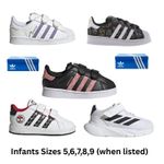 adidas Superstar CF Duramo Grand Ct Infants Trainers  Sz 5 - 9  Kids RRP £30 +
