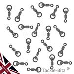 Micro Hook Swivels Size 22 Flexi Ring x 20 Carp Fishing Tackle Mini Rig