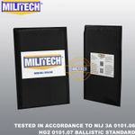 MILITECH NIJ IIIA 0101.06 / HG2 0101.07 Ballistic Soft Armor Pair Set