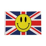 Flagtex Union Jack Smiley Face Flag with Eyelets