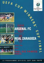CUP WINNERS CUP FINAL 1995 Arsenal v Real Zaragoza