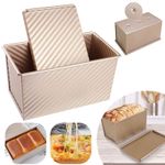 Rectangle Toast Box Loaf Bread Pan Bakeware Mould w/ Lid Kitchen Baking Tool UK