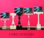 CARD PRICE HOLDER for Garment Rail Clothes rail shelf display holder