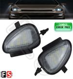 2 X VW CAR UNDER MIRROR PUDDLE LIGHTS WHITE LED CANBUS ERROR FREE DIRECT FIT