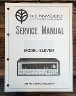 Kenwood Model Eleven / 11 Receiver Service Manual *Original*