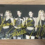 Aespa Group Autograph Photos Fidelity Gifts Send Friend 6 Inch Aespa亲笔签名照