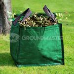 GroundMaster 150L Garden Waste Bags - Large Heavy Duty Refuse Sacks With Handles