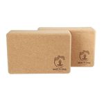 Palm to Soul Yoga blocks Cork Yoga Blocks and Coloured Blocks ( Pair )