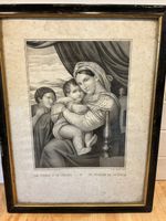 Antique Virgin Mary Print