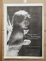 RED HOT CHILI PEPPERS AEROLPANE POSTER SIZED original music press advert from 19