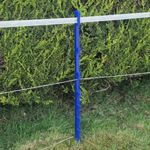 3FT ELECTRIC FENCE POLY POST Plastic Fencing Stake 105cm Tall - Blue